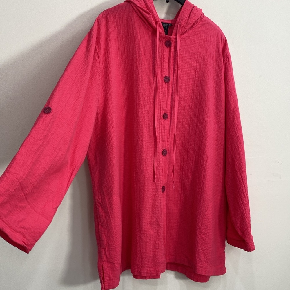 Focus Casual Life Cotton Button Front top XL - Picture 5 of 11